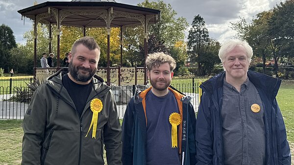 Kelsey and Eden Park Liberala Democrat Team