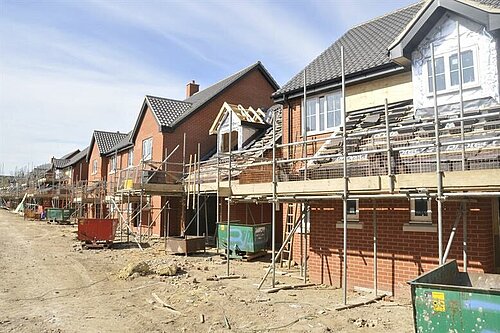 Social housing under construction