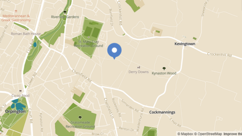 Area for proposed deelopment St Mary Cray Development Map