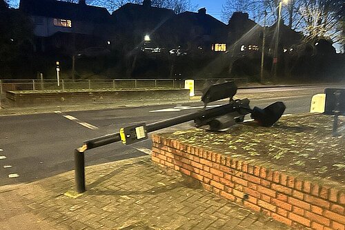 Traffic Lights Vandalised