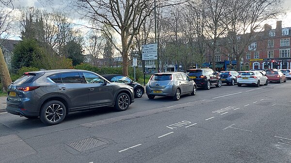 Traffic on Albemarle Road