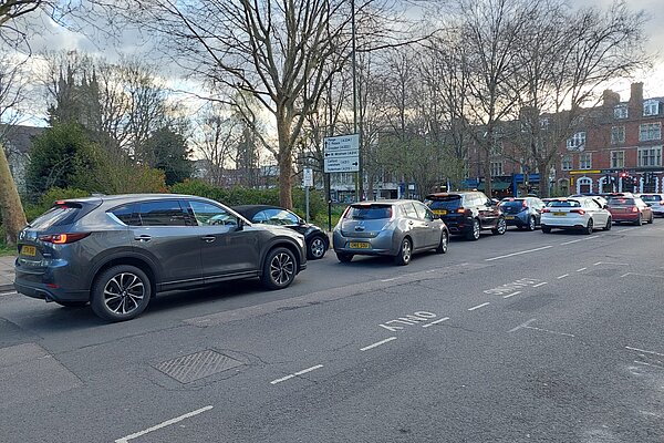 Traffic on Albemarle Road